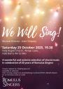 We Will Sing: 25th Anniversary Concert We Will Sing: 25th Anniversary Concert